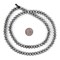 The Bead Chest Ethiopian Silver Saucer Beads, Large Hollow Handmade Bicone Lightweight Crafts Supplies for Jewelry Making (8mm)